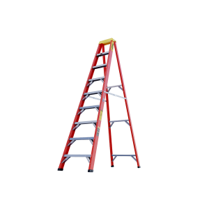 ESCALERA TIJERA 9 PASOS FIBRA DE VIDRIO